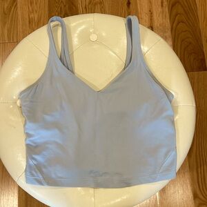 Lululemon Align Cropped Tank Top Pale Blue 8